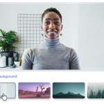 8x8's video conferencing solution allows users to add virtual backgrounds